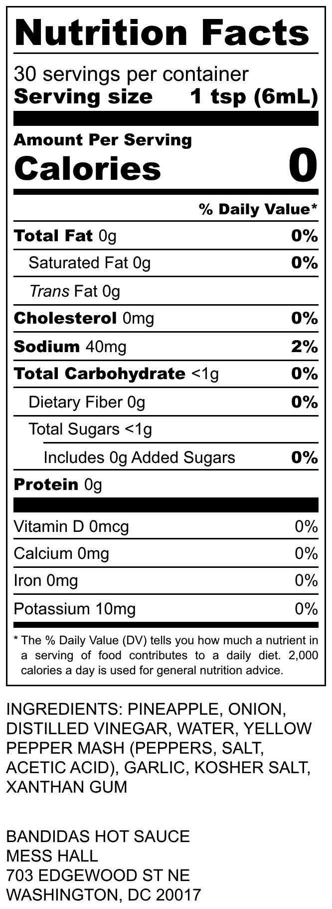 Amarilla: Pineapple & Ghost Pepper