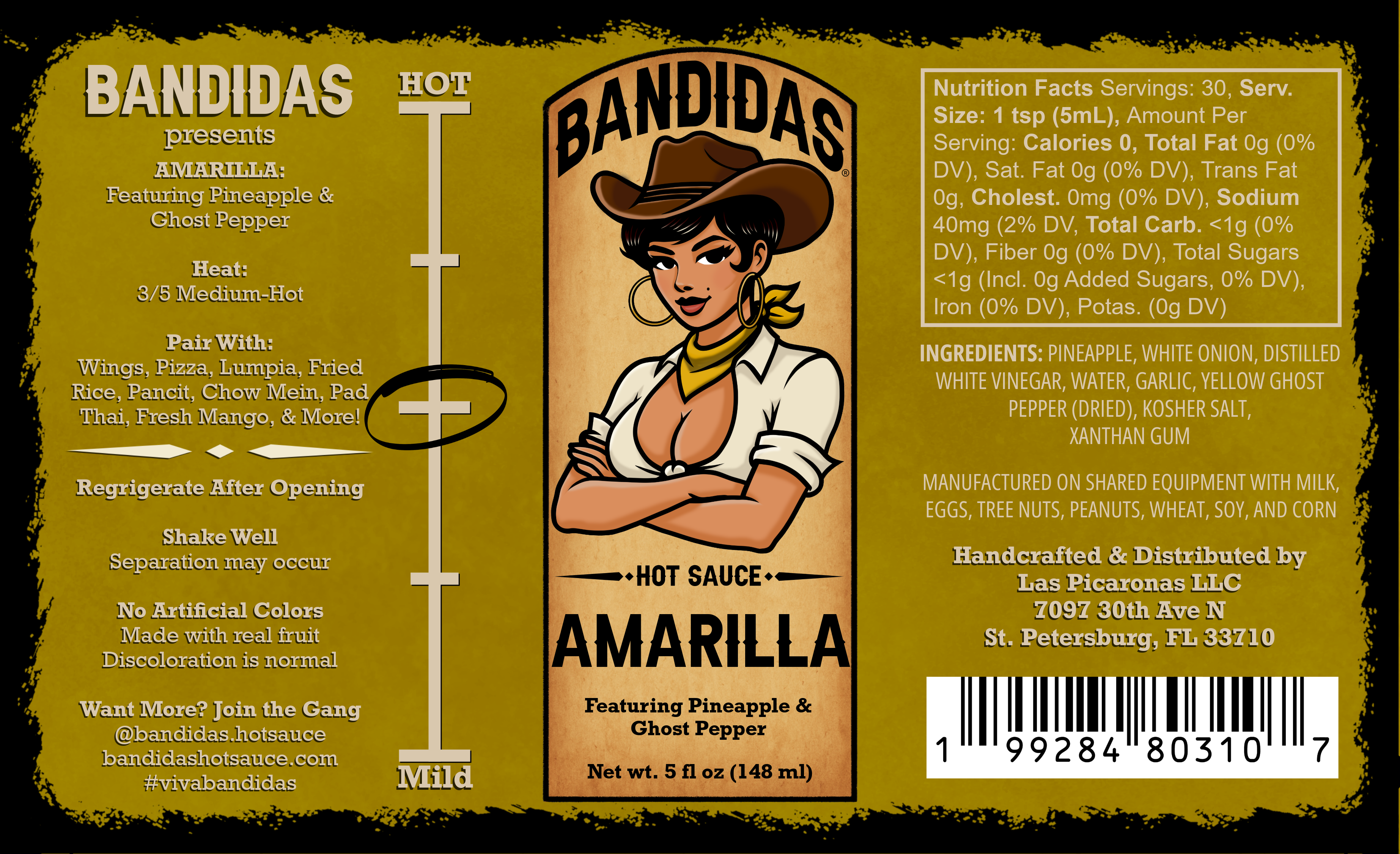Amarilla: Pineapple & Ghost Pepper