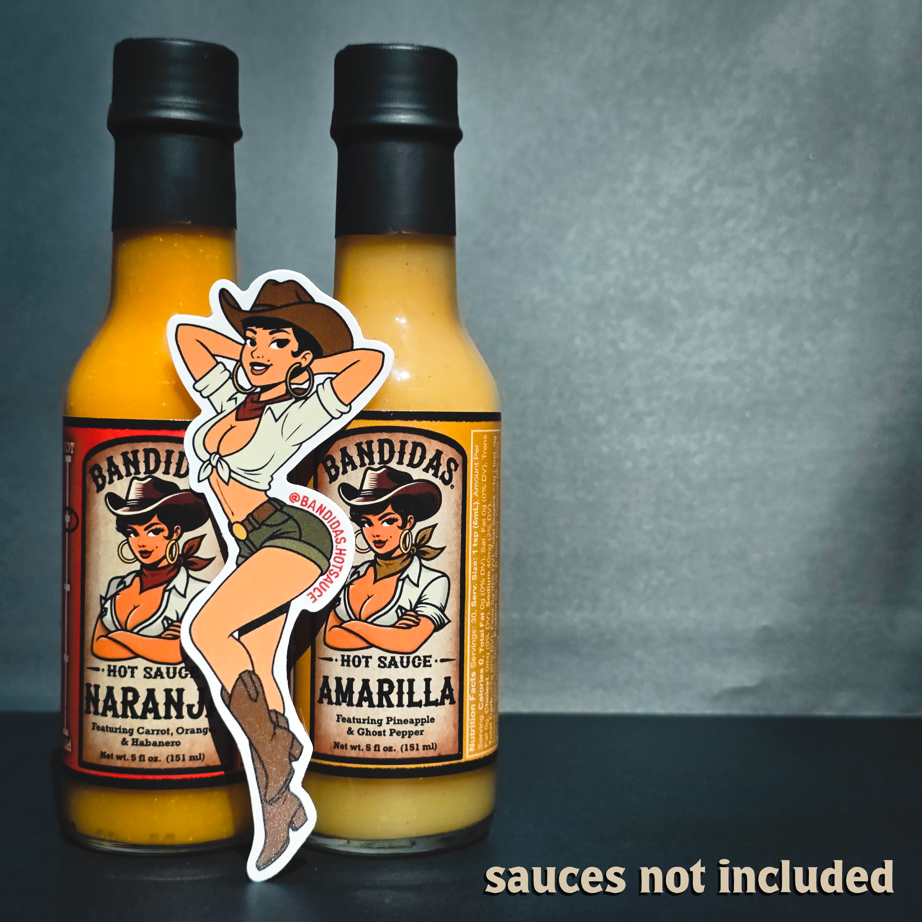 Bandidas Pin-Up 3" Sticker #1