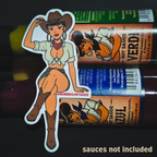 Bandidas Pin-Up 3" Sticker #3
