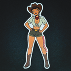 Bandidas Pin-Up 3" Sticker #2