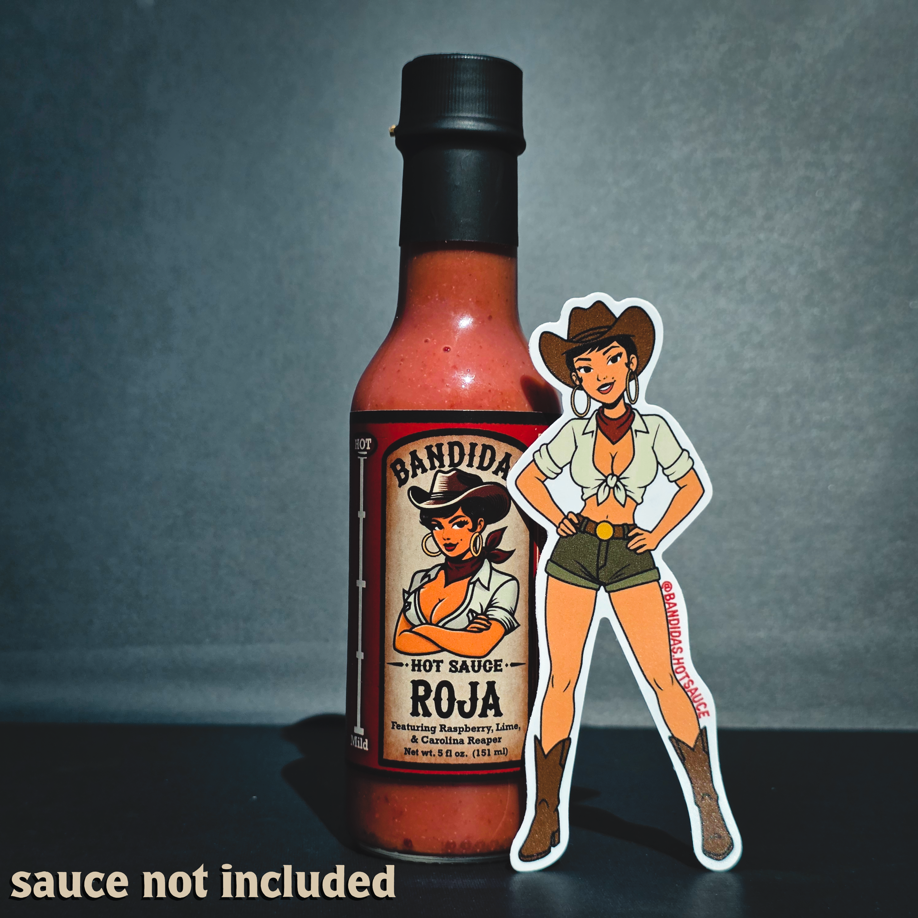 Bandidas Pin-Up 3" Sticker #2