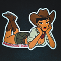 Bandidas Pin-Up 3" Sticker #4