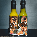 Bandidas Pin-Up 3" Sticker #4