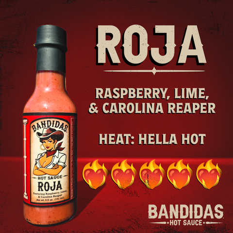 Roja: Raspberry, Lime, & Carolina Reaper
