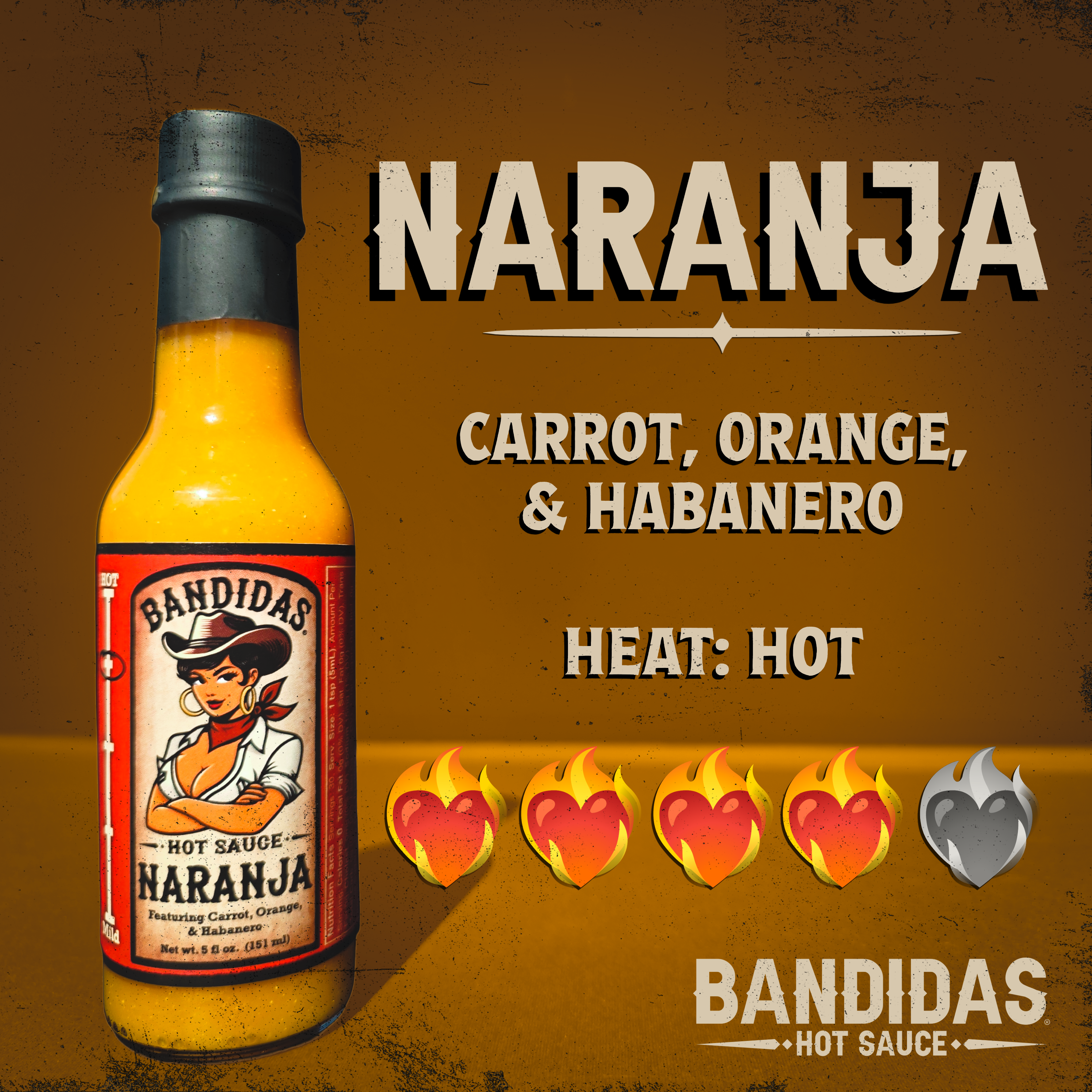 Naranja: Carrot, Orange, Habanero