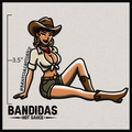 Bandidas Pin-Up Vol. 2 3.5" Sticker #1