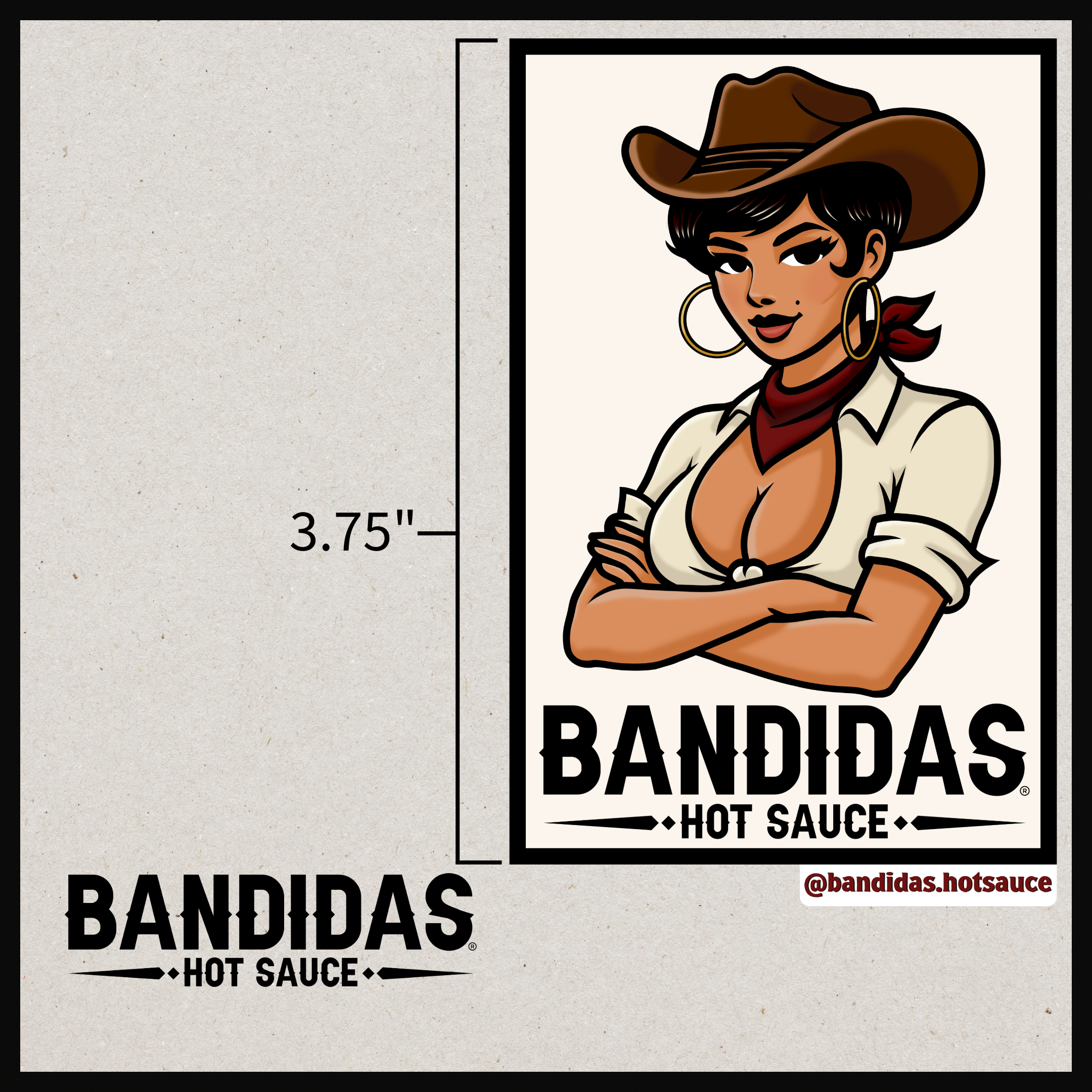 Classic Logo 3.75" Vinyl Sticker